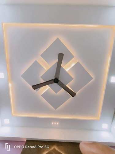 Gypsum false ceiling works