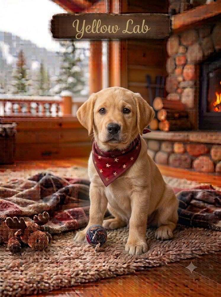 8800539300 Yellow lab puppies are high-energy, affectionate, playfulness and famously Dog