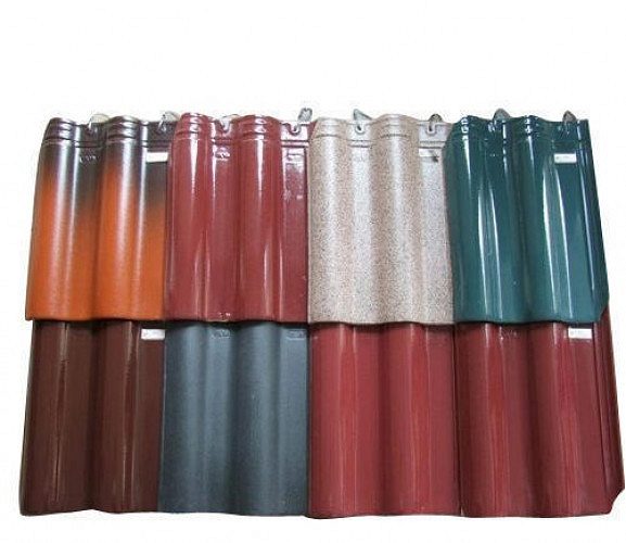 Ceramic roofing tiles