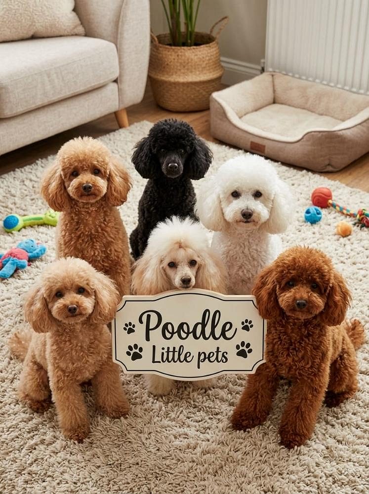 Cute Poodle Puppy – Smart, Fluffy & Playful 8800539300