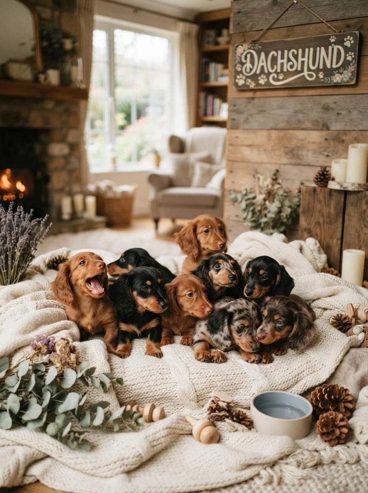 Dachshund Cute Puppy 9411137110