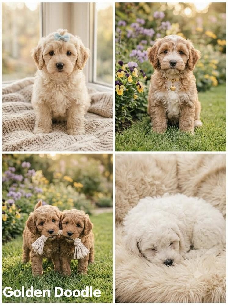 Golden Doodle Cute Little Puppy 8800539300