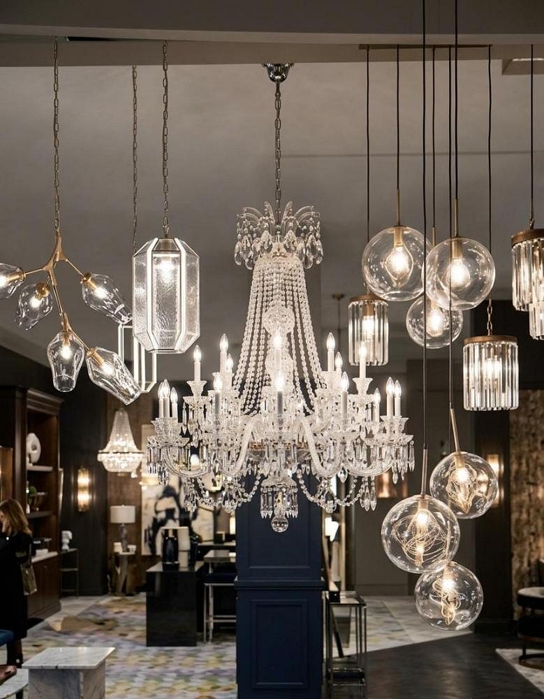 Grand Crystal Chandelier – Elegant Luxury Lighting for Modern Interiors |Zain electronics