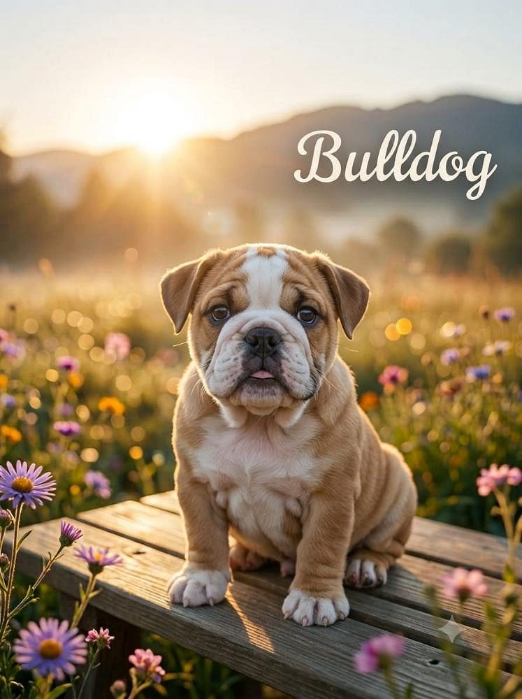 Meet the Adorable Bulldog Puppy Active, Playful 8800539300