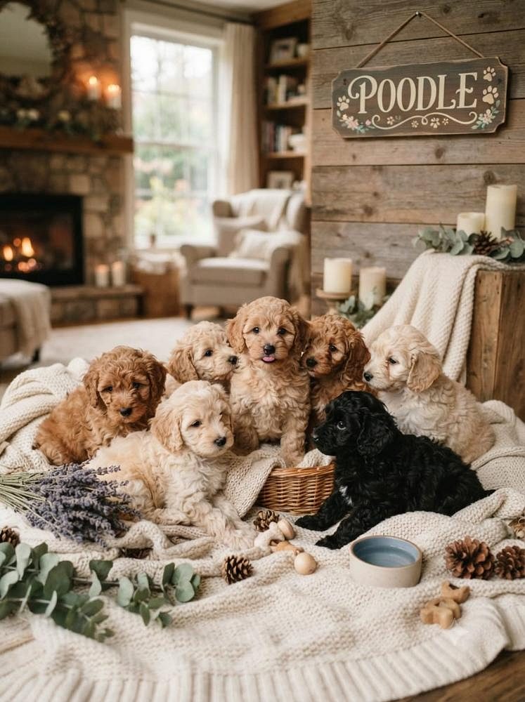 Poodle Cute Puppy and Little Dog 9411137110