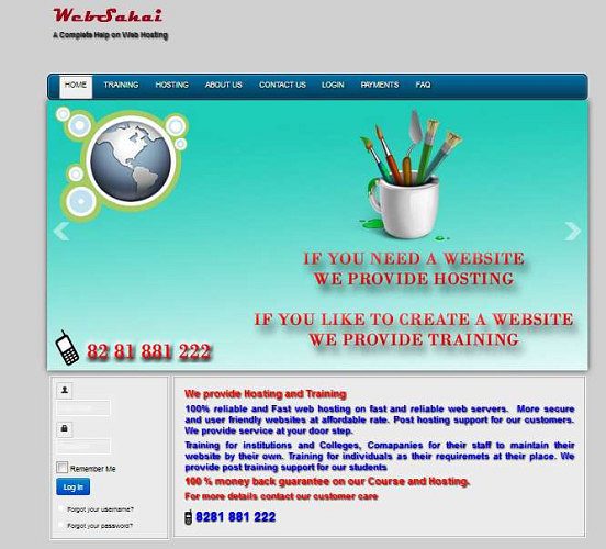 Providing websites