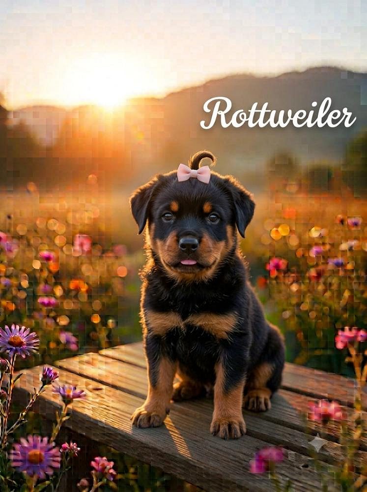 Rottweiler Dog – Active, Playful with a Loving Personality 8800539300