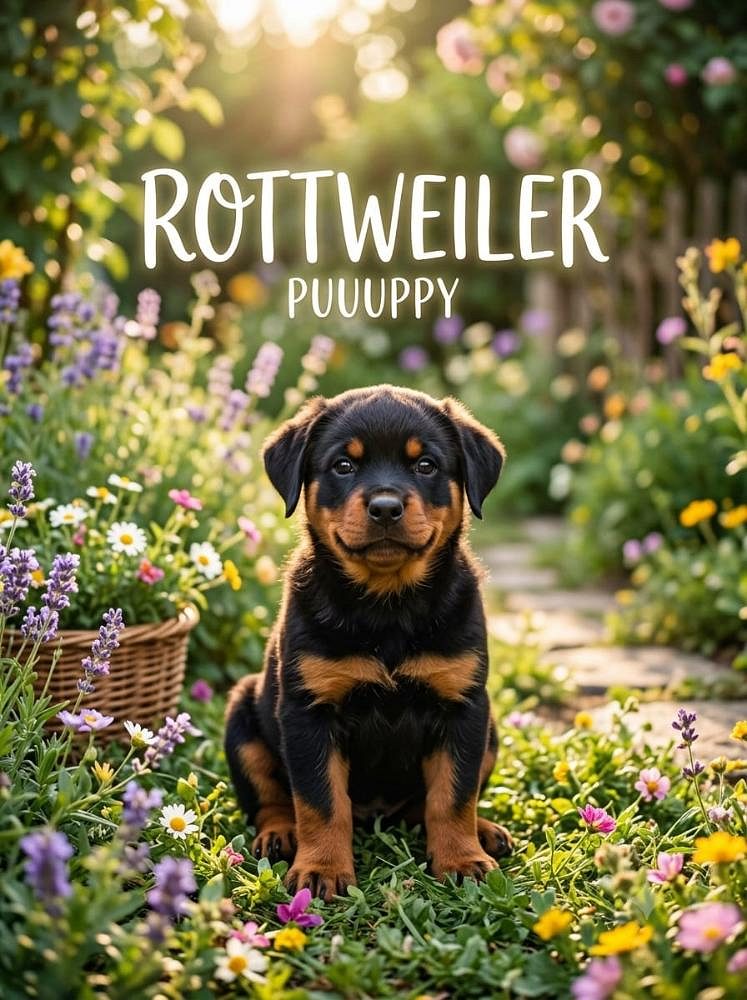 Rottweiler Puppy Behavior-From Playful to Protective and Active 8800539300
