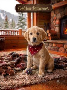 8800539300 Golden Retriever puppies are high-energy, intensely curious, and affectionate Dog