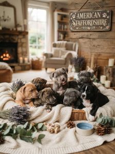 American Staffordshire  Cute Puppy 9411137110