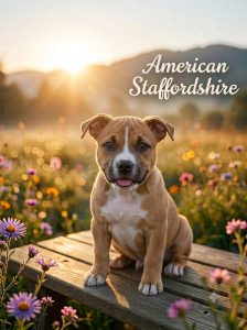 American Staffordshire Puppy-Active, Playful and Adorable 8800539300