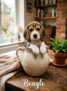 Beagle Cute Little Puppy-The Happy and Friendly Family Dog 8800539300