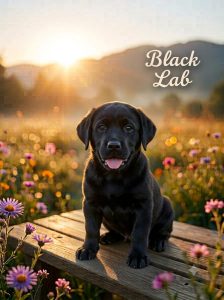 Black Lab Active, Smart, Friendly, and Playful 8800539300
