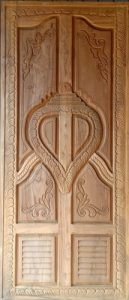 Carved Teakwood  Doors