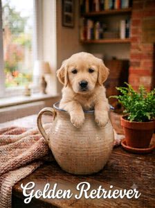 Cute Dog Golden Retriever-The Sunshine of Every Home 8800539300