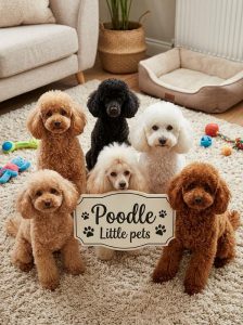 Cute Poodle Puppy – Smart, Fluffy & Playful 8800539300