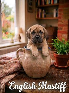 English Mastiff Cute Little Puppy-The Gentle Giant with a Heart of Gold 8800539300