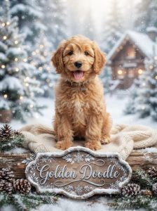 Golden Doodle Cute Puppy 8800539300