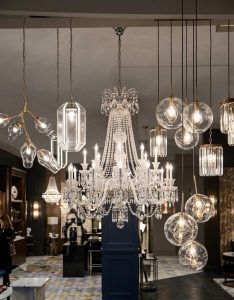 Grand Crystal Chandelier – Elegant Luxury Lighting for Modern Interiors |Zain electronics