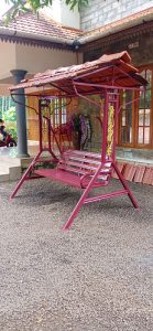 Lawn outdoor swing antique piece, original Rajasthan make.