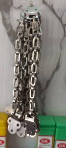 Metal Window Chains with Mounting Plates