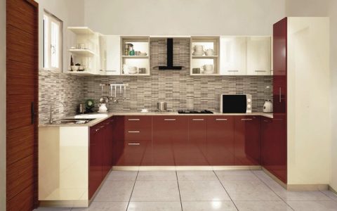 Modular Kitchen Installation Work in Virajpet, Coorg