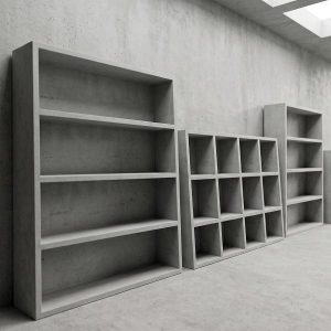 Permanent Pre-Cast Concrete Wardrobes & Shelving Slabs