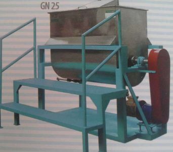 Ribbon blender  with platform
