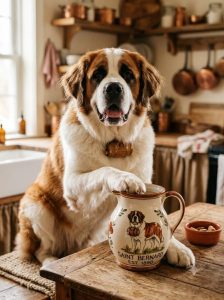 Saint Bernard Cute Little Pets Dog-The Gentle Giant with a Big Heart 8800539300