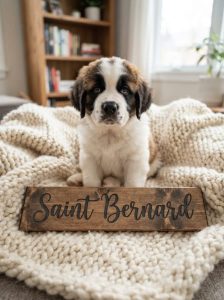Saint Bernard Dog, active, playful, Gentle Giant, Loving Heart 8800539300