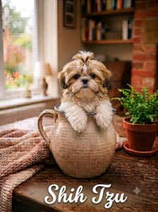 Shih Tzu Cute Little Pets Puppy-Charming Looks and a Happy Personality 8800539300