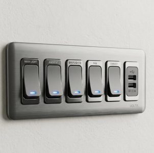 Smart Touch Modular Switch Board | Stylish & Durable Electrical Switches | Zain Electronics