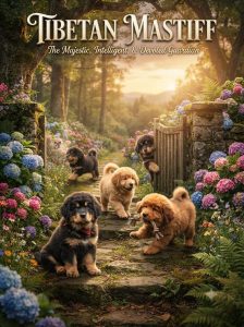 Tibetan Mastiff Cute Puppy and Little Dog 9411137110