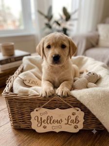Yellow Lab Cute Little Dog-A Loyal Friend with a Golden Heart 8800539300