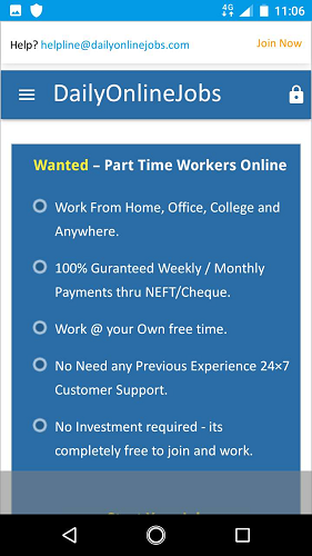 We are hiring- Earn Rs .15000/- per month- simple copy paste