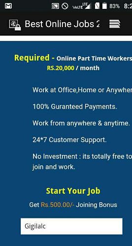 We are Hiring - Earn Rs.15000/- Per month - Simple Copy Past