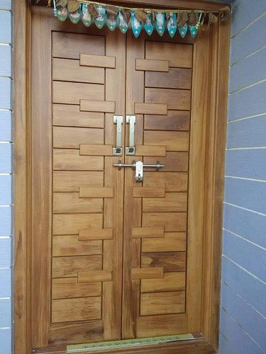 Wooden doors in Iritty, Kannur